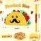 Taco Piñata Mexican Themed Party Piñata with Stick Blindfold Confetti Carnival Mexican Cinco De Mayo Fiesta Game for Cinco De Mayo Fiesta Theme Birthday Party, 16 x 8 x 3 Inch